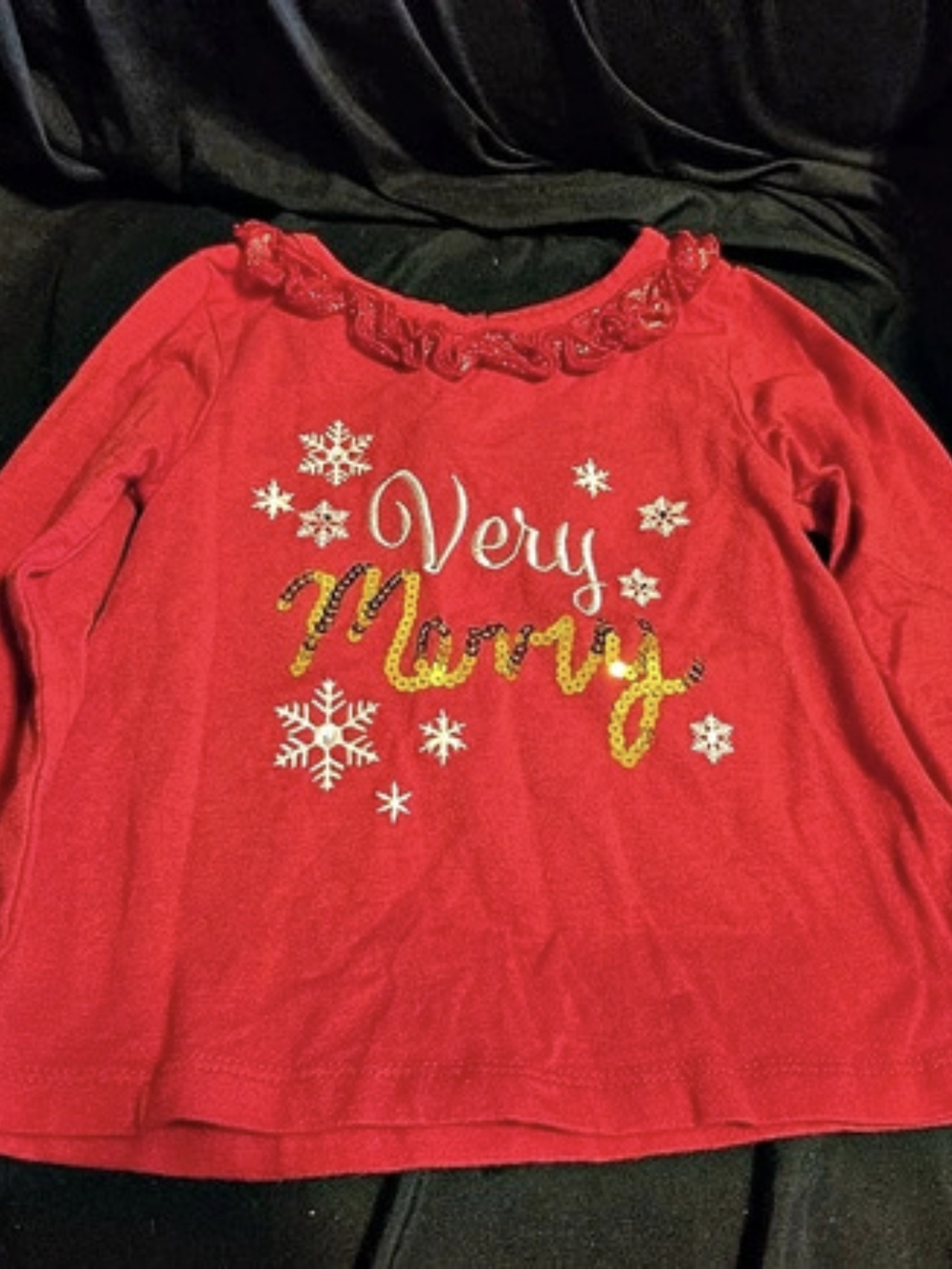 Magical Seasons Girls Long Sleeve Holiday Top Size 2T